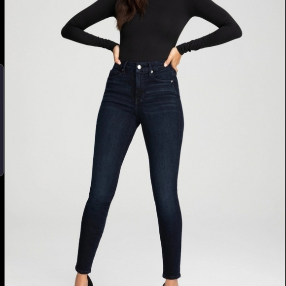 GOOD AMERICAN Good Legs Jeans in Blue 224 - Picture 2 of 10